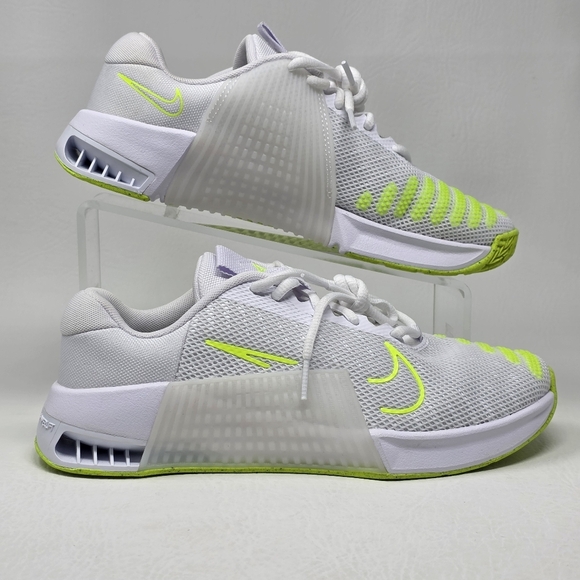Nike Metcon 9 Mens Size 6.5 White Green Volt Athletic Shoes DZ2617-104 New - Picture 2 of 10